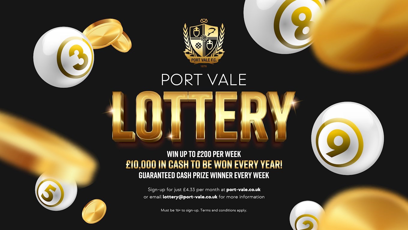 The Port Vale Lottery | Port Vale