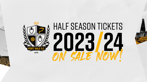 2023/24 Half Season Tickets Now On Sale!
