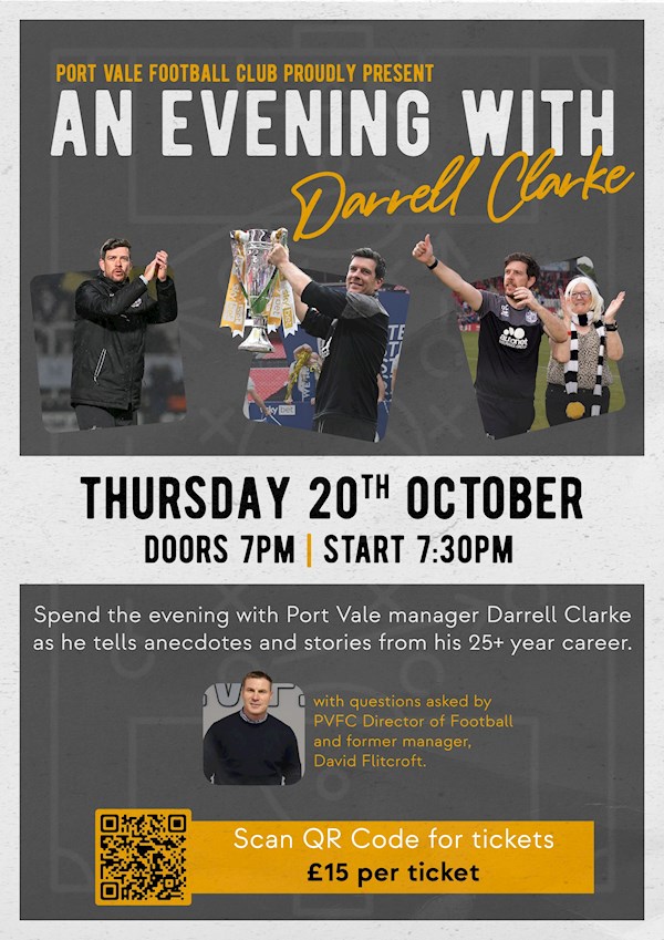 An Evening With Darrell Clarke